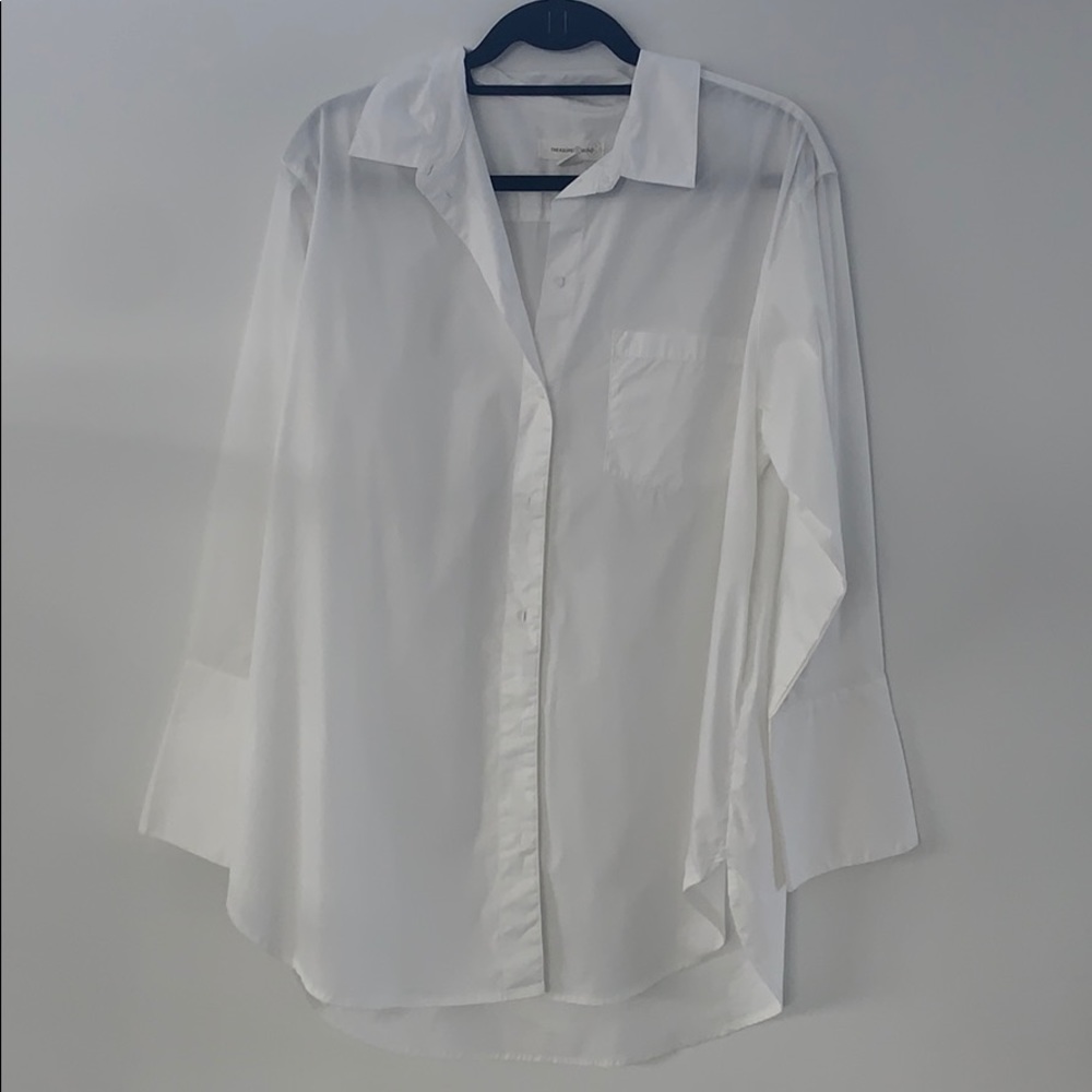 Treasure & bond white button down